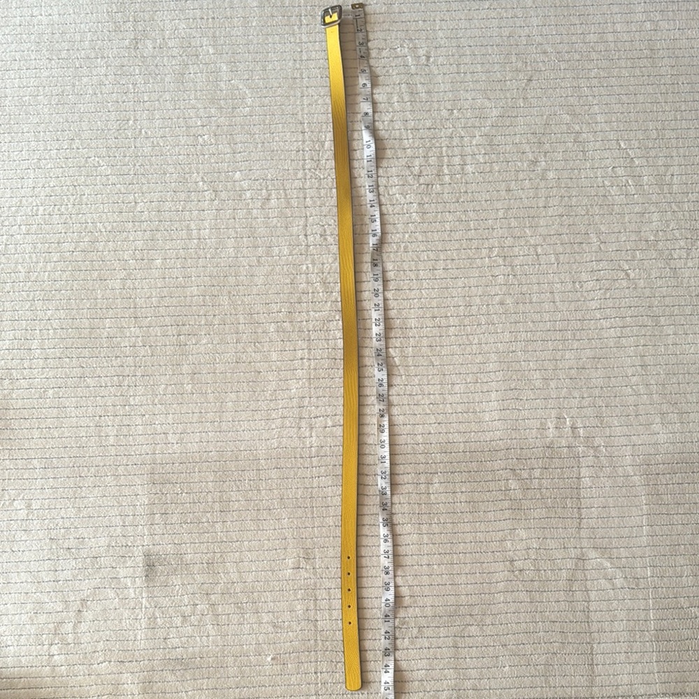 Banana Republic Yellow Leather Belt